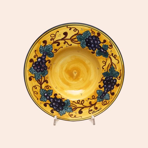 SET OF FRUIT OR DESSERT PLATES OF CM. 23 DIAMETER